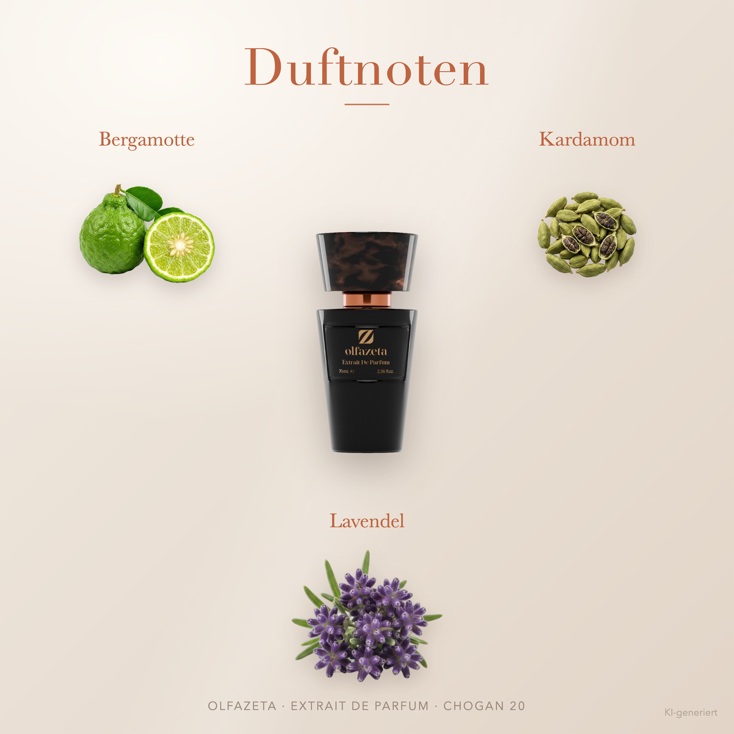 Chogan Parfum 20 Obscuro – Extrait de Parfum für Herren mit Kardamom und Bergamotte – Produktansicht 2
