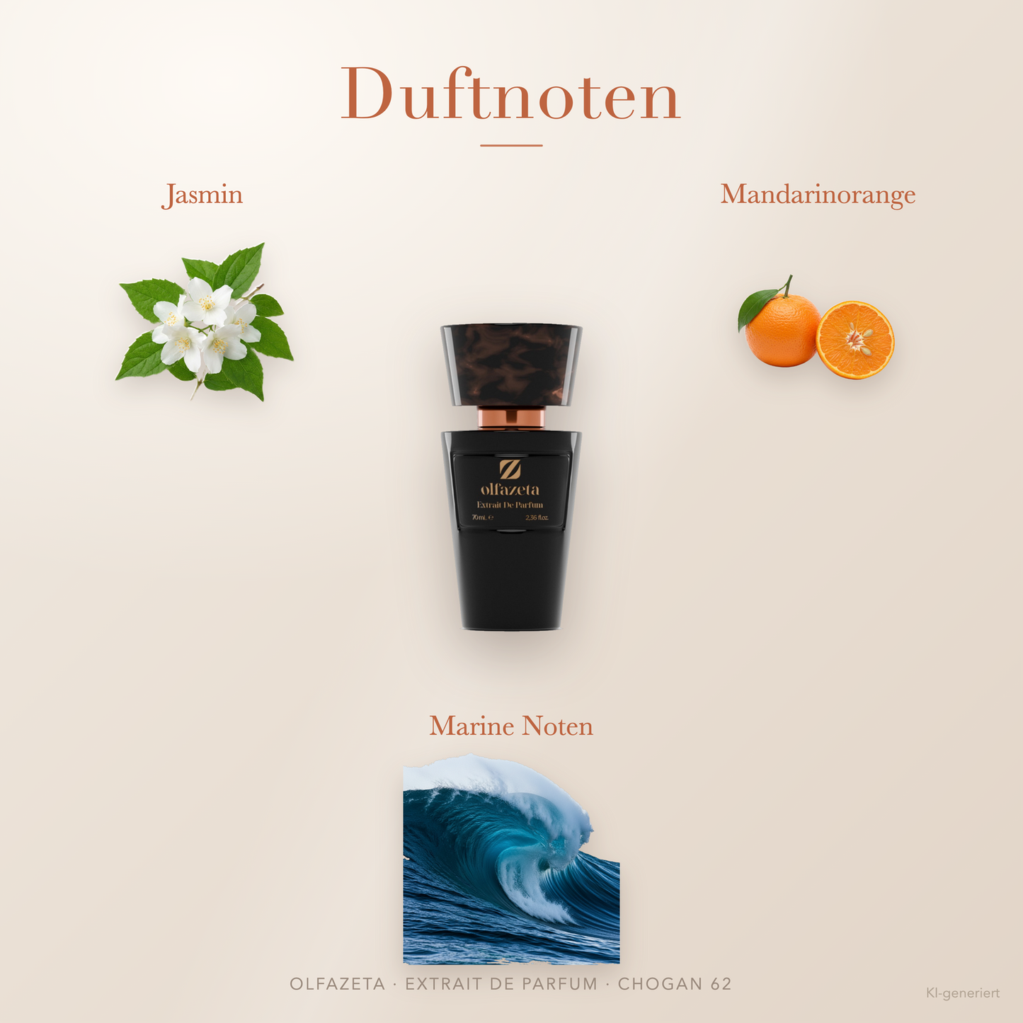 Chogan Parfum 61 Triumph – Extrait de Parfum für Herren mit trifft auf die warme und holzige Sinnlichkeit der – Produktansicht 2