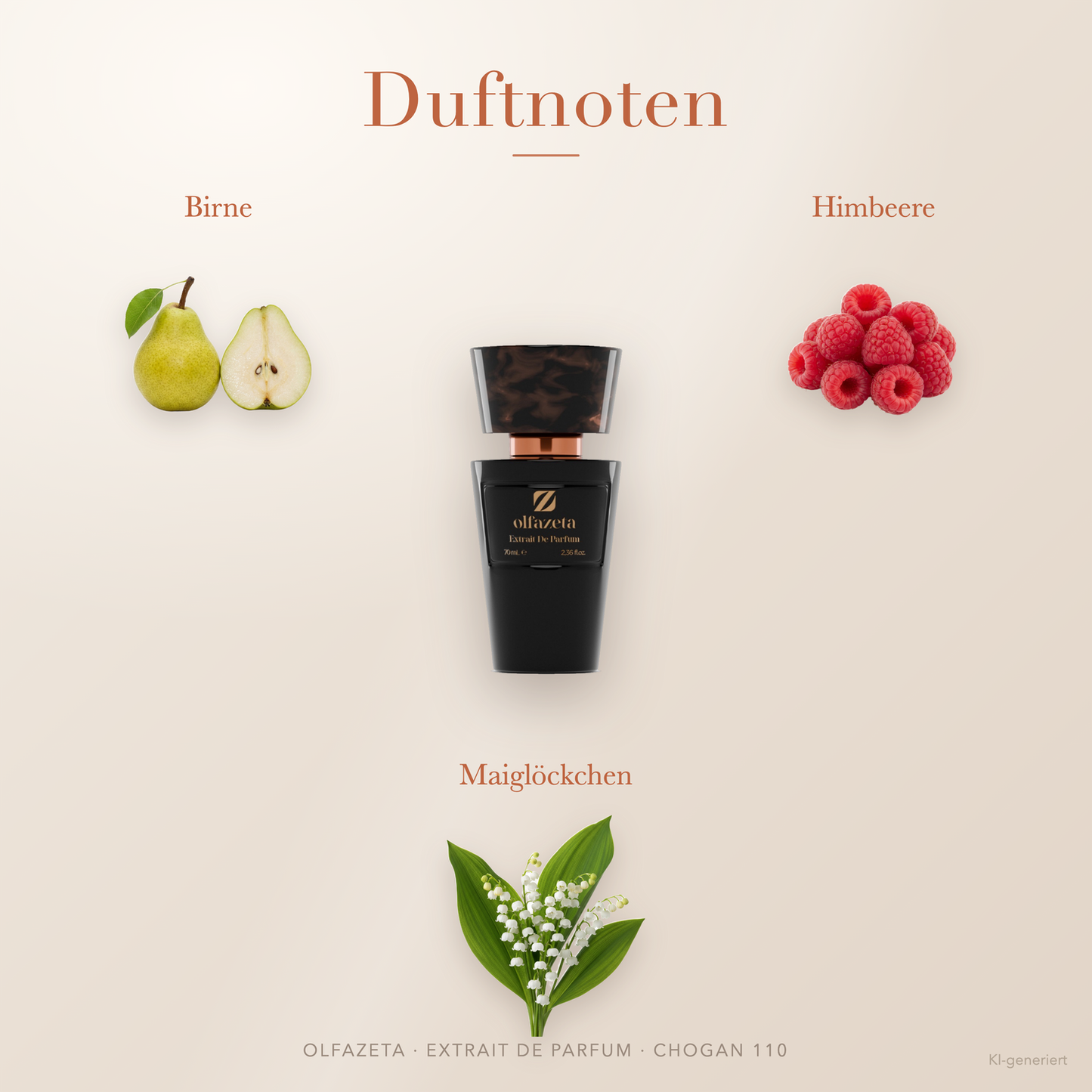Chogan Parfum 110 Mystic Spell – Extrait de Parfum (Unisex) mit Birne und Himbeere – Produktansicht 2