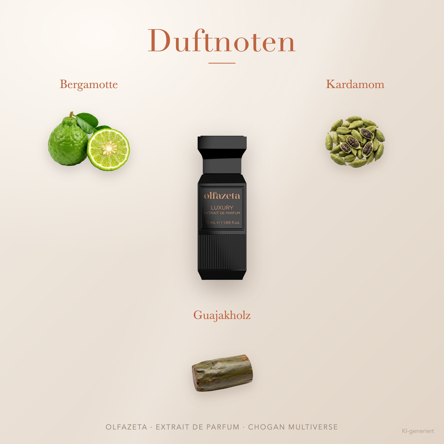 Chogan Parfum Multiverse – Extrait de Parfum für Herren mit Bergamotte und Kardamom – Produktansicht 2