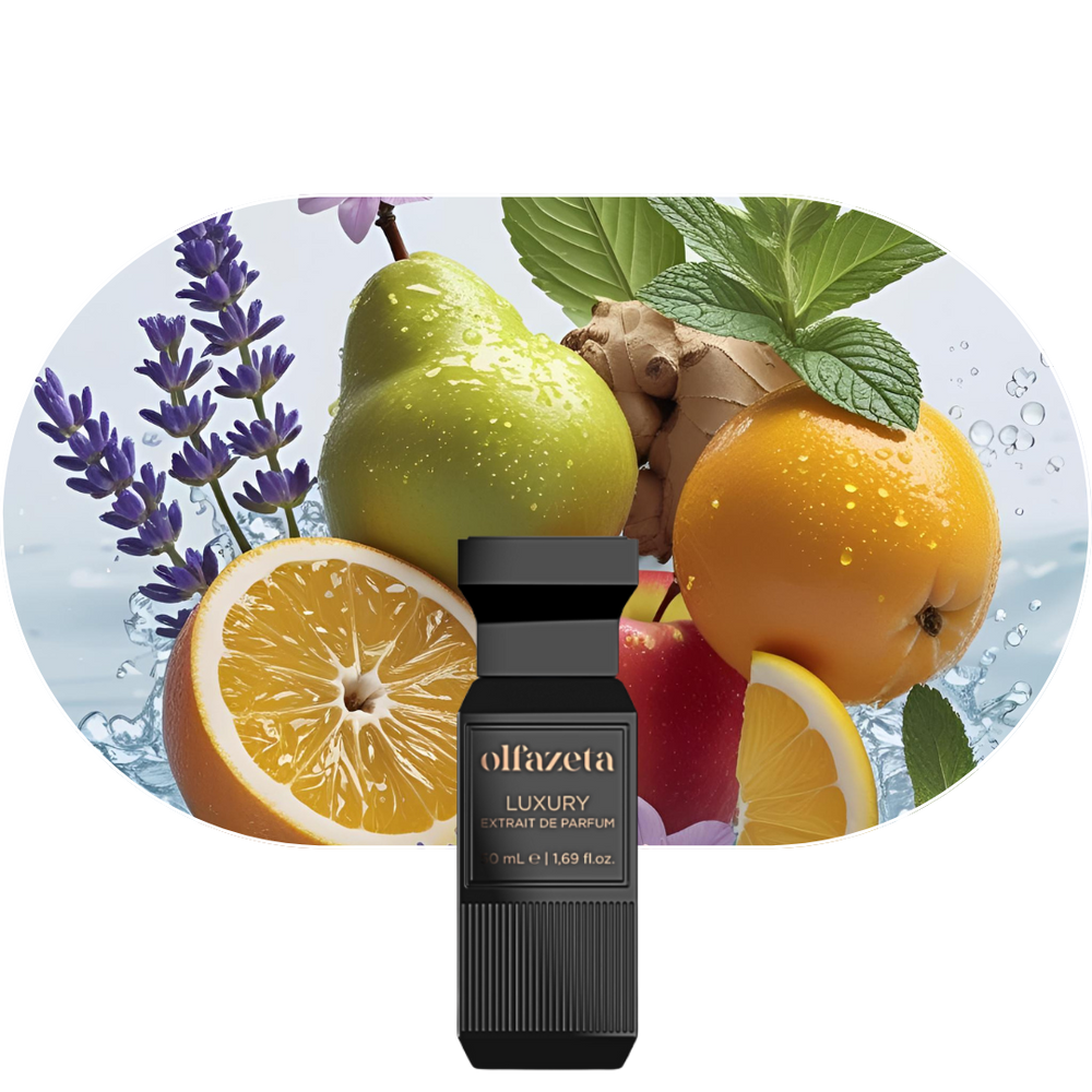 Herrenparfüm Chogan Parfum Event23 mit frischen Zitrusnoten, Lavendel, Früchten und würzigem Kardamom, sinnliche Basis aus Moschus, Vanille und Ambra.